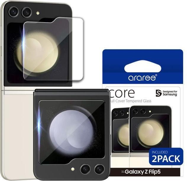 Actual product image Araree SUB Core Glass Series (1 pcs., Samsung Galaxy Z Flip5)