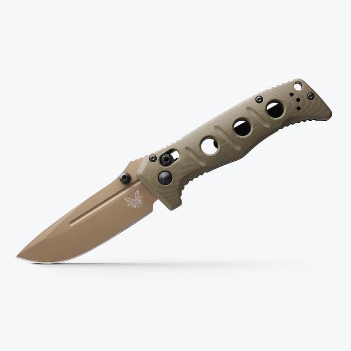 Benchmade Klappmesser Mini Adamas OD Green G10 Drop-Point (8.26 cm)