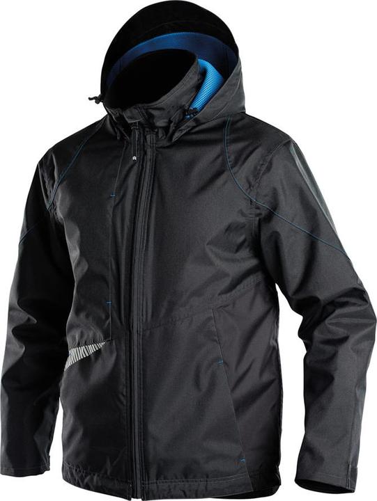 Produktbild Dassy Arbeitsjacke wasser-/winddicht Hyper schwarz Gr.XL (XL)