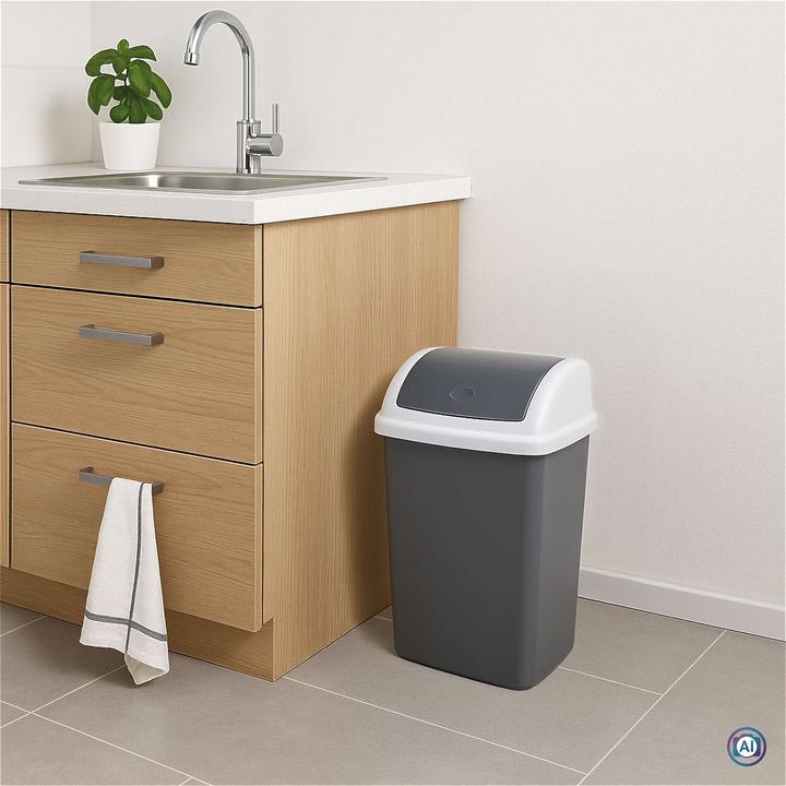 Actual product image Maul Abfallbehälter MAULswing 24l Schwingdeckel Kunststoff (24 l)