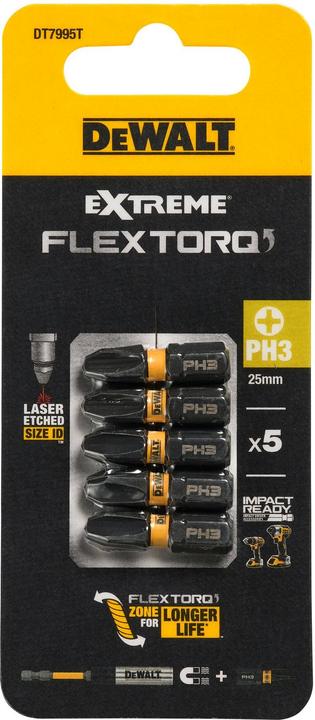 Actual product image DeWalt Screwdriver bit (25mm)
