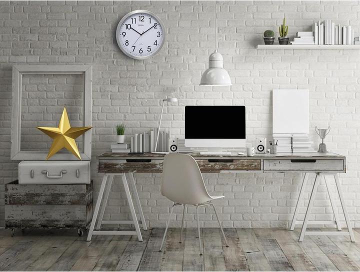 Actual product image Maul Wall clock MAULmove Ø 40 cm, silver (40 cm)