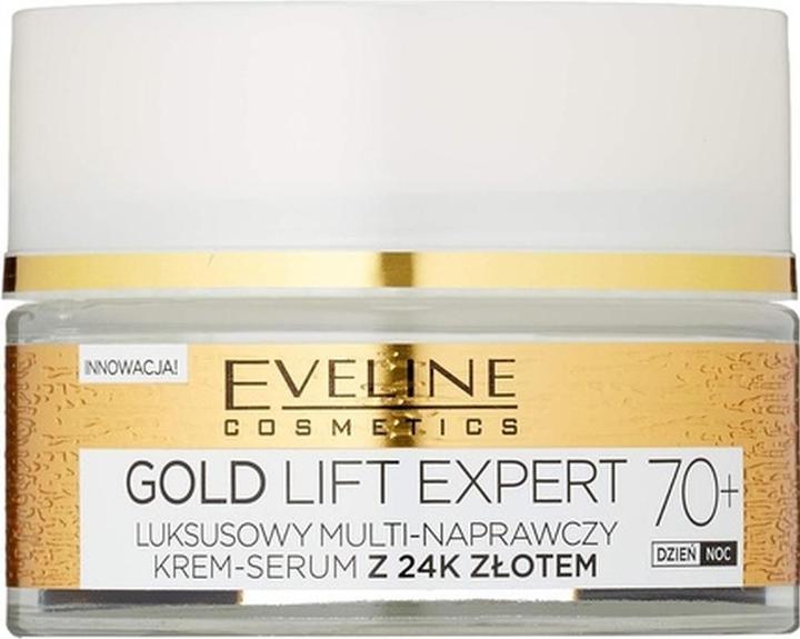 Immagine prodotto Eveline Gold Lift Expert 70+ Siero Crema Multi Riparatore Giorno e Notte 50ml (50 ml)