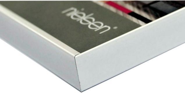 Actual product image Nielsen Frame Pixel aluminum 13x18cm white glossy (13 x 18 cm)