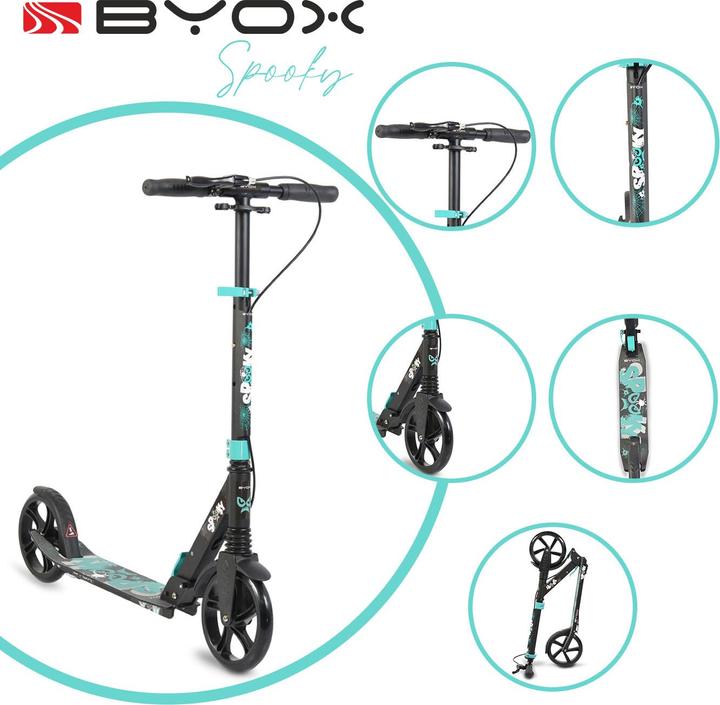 Produktbild Byox Kinderroller Spooky klappbar Bremse