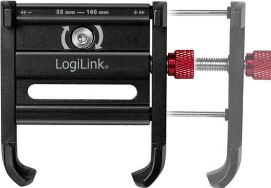 Immagine prodotto LogiLink Supporto per smartphone per bicicletta, diritto, per smartphone da 3,57 pollici