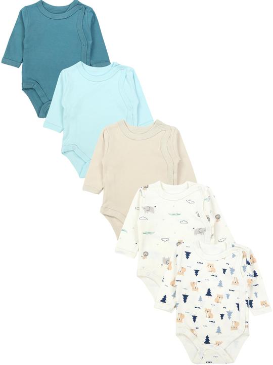 Animal, bears, Beige, Blau, Dunkelblau, Grau, Sterne grau, sterne weiss, Streifen Dunkelblau, Weiss