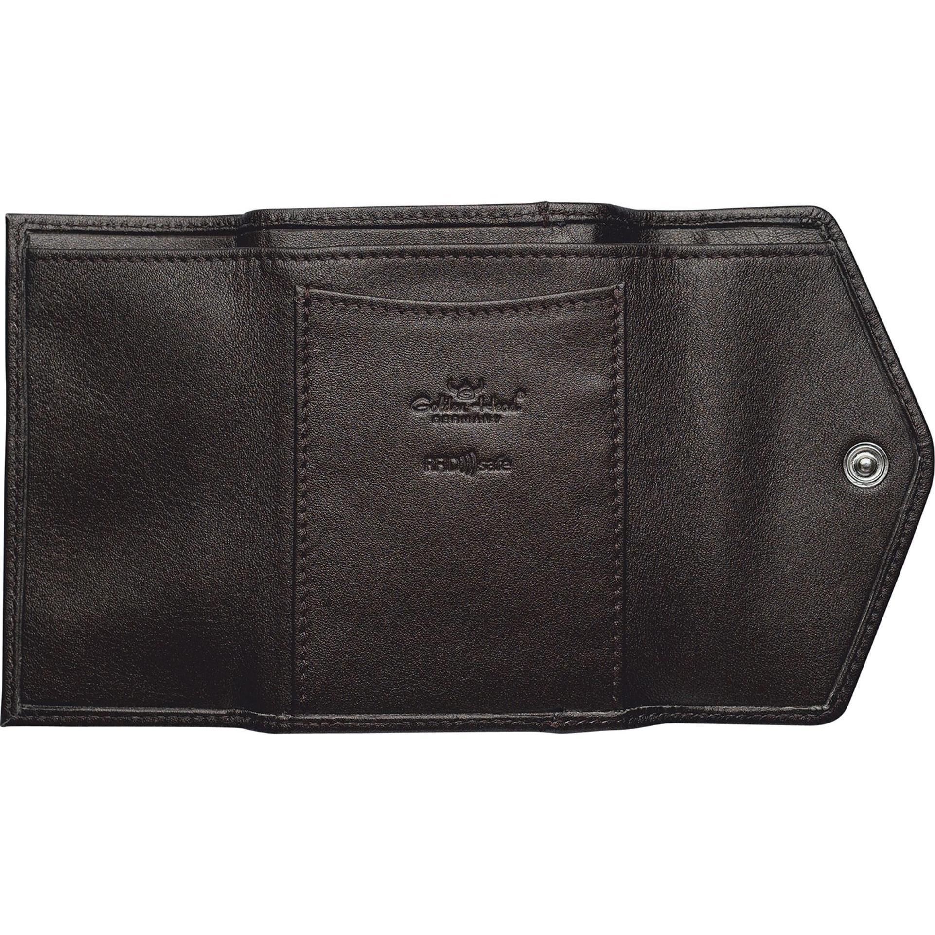 Thumbnail - Golden Head, Unisex, Portemonnaie, Valencia Geldbörse RFID Schutz Leder 9.5 cm, Bronze