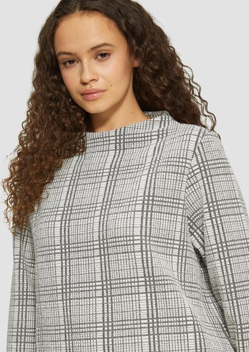 Actual product image S.Oliver Sweatshirt Gemustertes Sweatshirt mit Turtleneck (46)