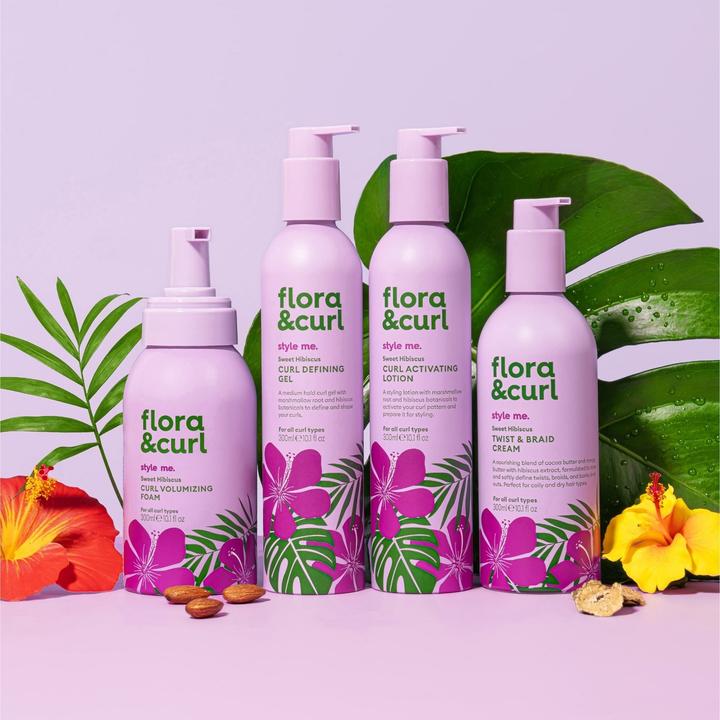 Produktbild NoName Floracurl Sweet Hibiscus Curl Defining Gel - 300ml (Haargel, 300 ml)