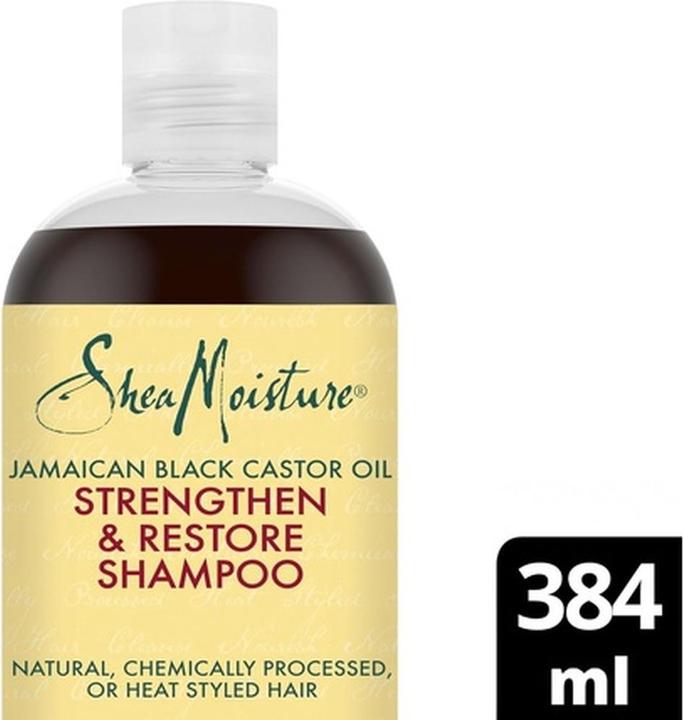 Immagine prodotto Shea Moisture SheaMoisture Jamaican Black Castor Oil Strengthen & Restore Shampoo Sulfate Free (Shampoo liquido)