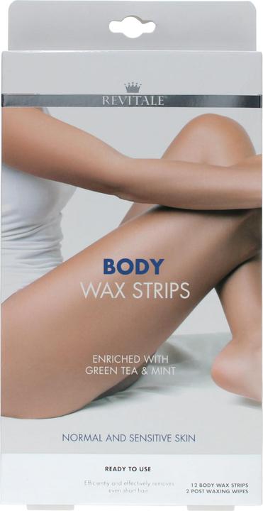 Produktbild Revitale Wax Strips Body (12 pcs) - Depilatory tapes for the body for normal and sensitive skin - (12 x)