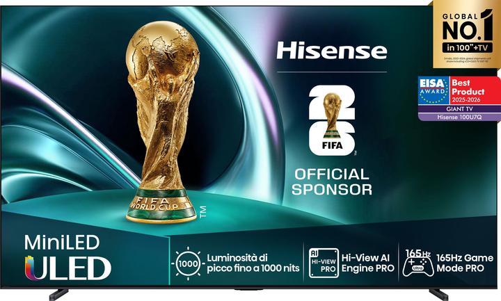 Produktbild Hisense TV 100U7Q (100", U7Q, LED, 4K)