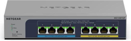 Actual product image Netgear MS108TUP - 1 year Insight Managed 8PT MG (8 ports)