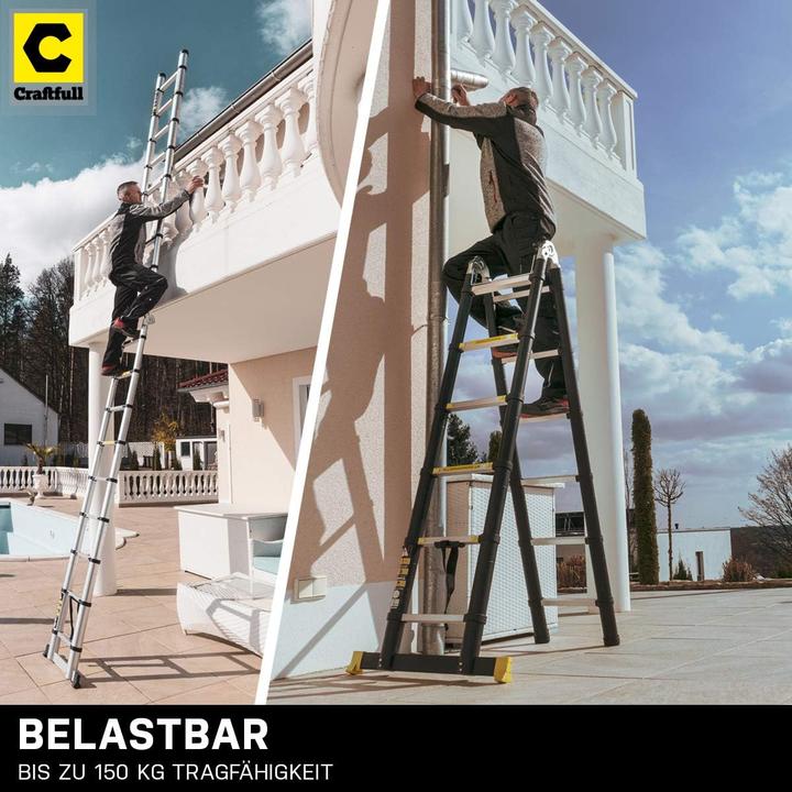 Image du produit Craftfull Teleskopleiter CF-102A (Échelle télescopique)