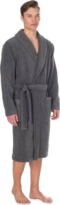 Actual product image Tommy Hilfiger Bathrobe "Icon" Anthracite (S)
