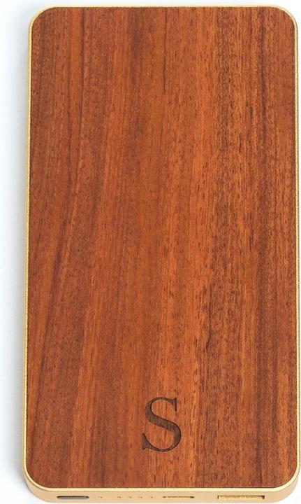 Image du produit Safari Selection Powerbank WOODCHARGER rouge carmin