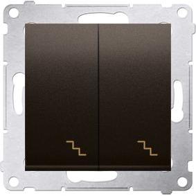 Kontakt DW6/2L.01/46, Taster + Schalter, Bronze