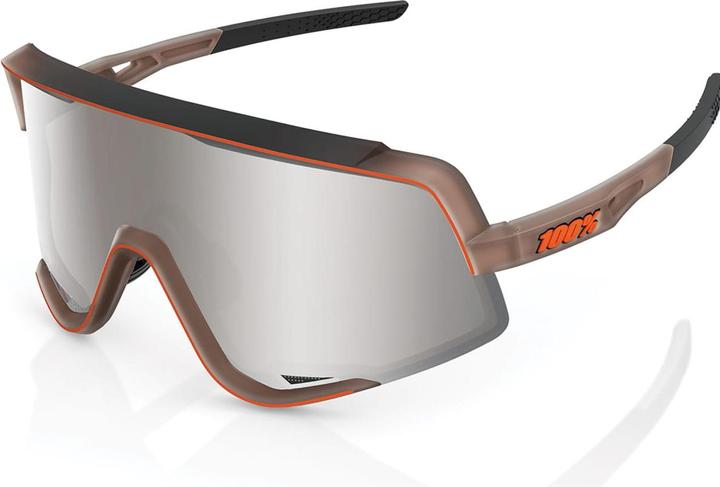 Produktbild 100% Glendale Hiper Multilayer Mirror Lens Sportbrille (Matte Transl Brown Fade, Braun)