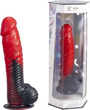 Actual product image Silexd Devil (8") - Liquid Silicone - Fantasy Collection