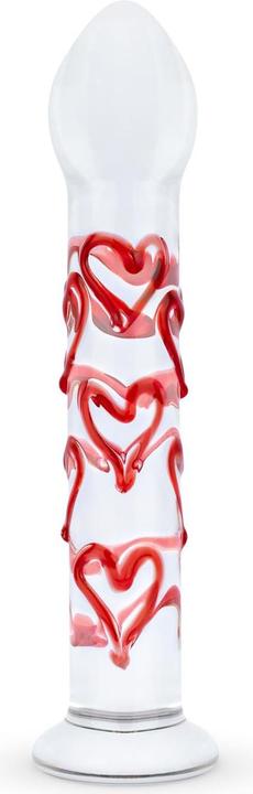 Productafbeelding Gildo Glazen dildo met hartjes