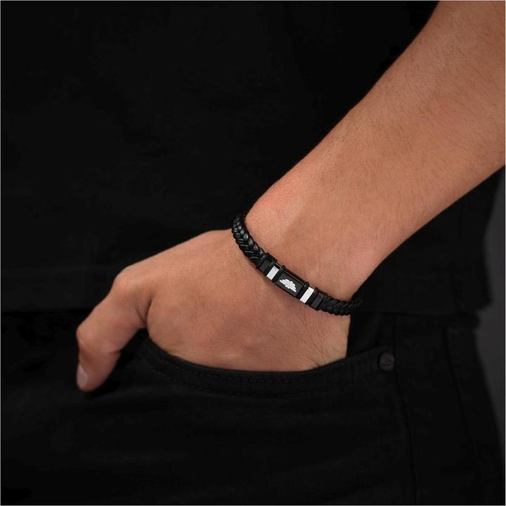 Immagine prodotto Police Wavebreaker (19 cm, Cuoio, Acciaio inossidabile)