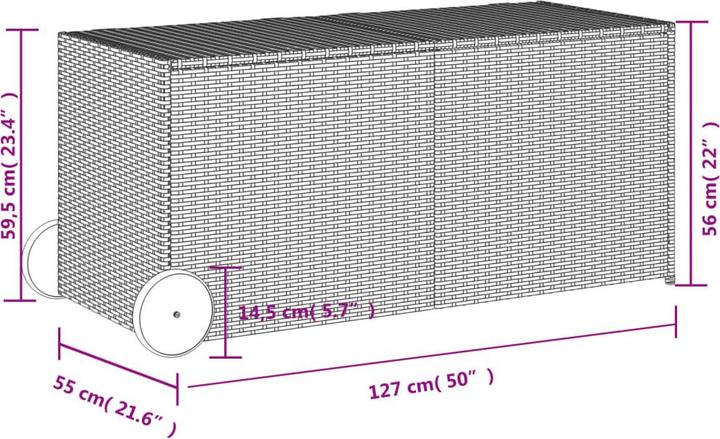 Produktbild vidaXL Gartentruhe