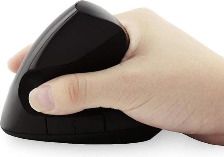 Actual product image Techly USB Ergonomic Vertical Mouse 1000dpi Black (Cable)