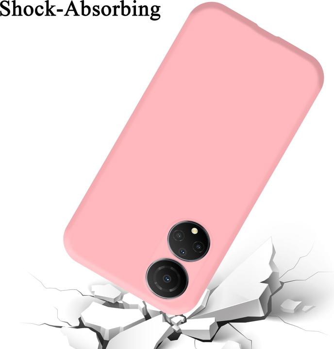 Actual product image Cadorabo TPU Liquid Silicone Case Cover for Honor X7 (Honor X7)