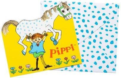 Produktbild Haza Witbaard Pippi Langstrumpf: Einladung - 8 Stk (8 Stk.)