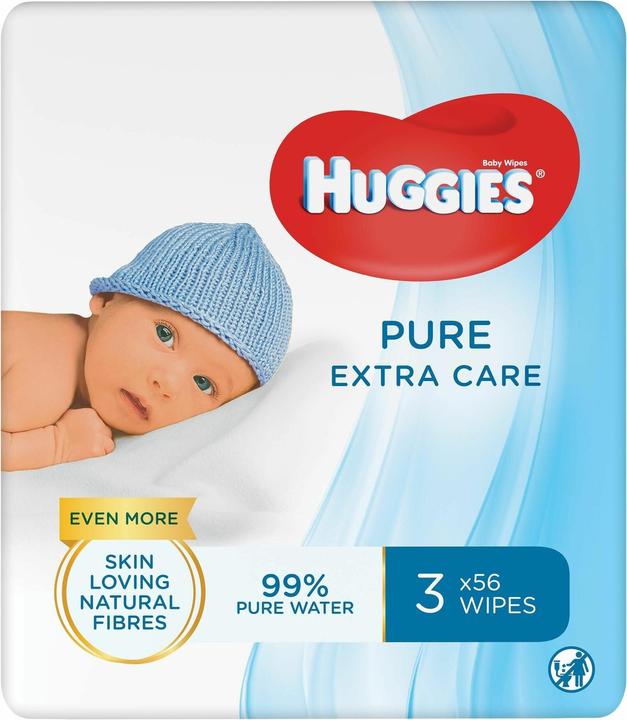 Huggies Pure Extra Care (168 pcs)