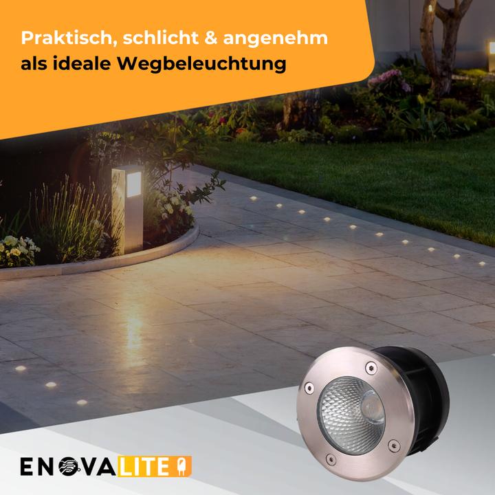 Produktbild Enovalite LED Bodeneinbaustrahler (3600 lm, IP67)