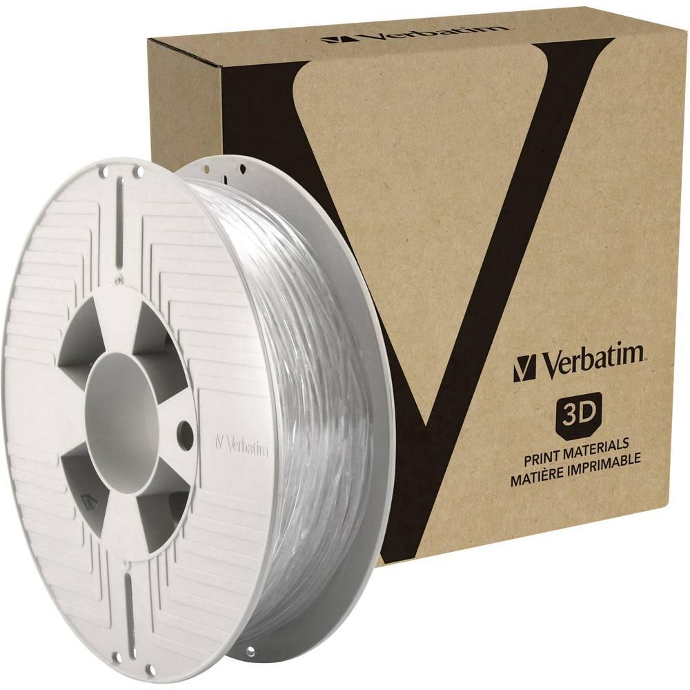 Thumbnail - Verbatim Durabio 500g Clear 2,85mm 3D Filament (PMMA, Carbon, 2.85 mm, 500 g, Transparent), 3D Filament, Transparent