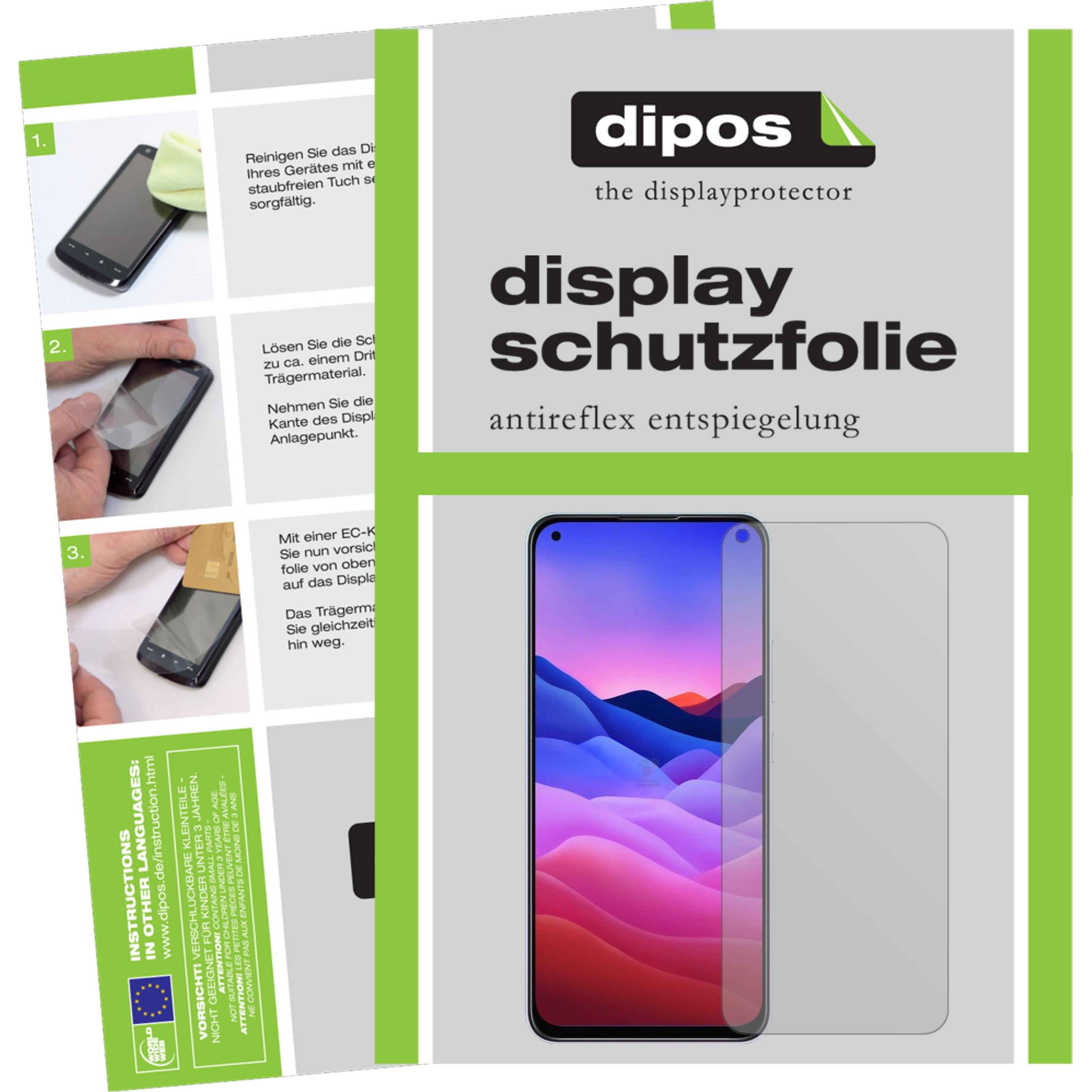 Thumbnail - Dipos Displayschutzfolie Antireflex (2 Stück, ZTE Axon 11 SE), Smartphone Schutzfolie, Transparent