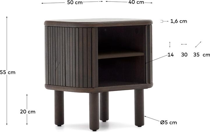 Image du produit Kave Home Mailen (40 x 50 x 55 cm)