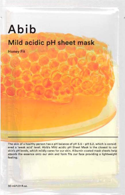 Actual product image Abib Mild Acidic pH Sheet Mask Honey Fit 1 pcs (30 ml)