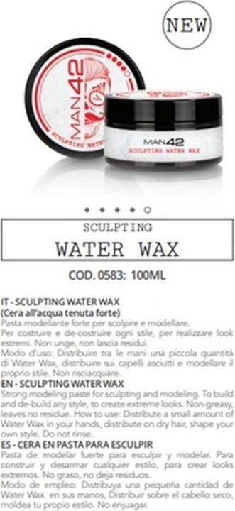 Produktbild Man 42 Haarwachs für Männer 100ml Sculpting Water Wax (Haargel, 100 ml)