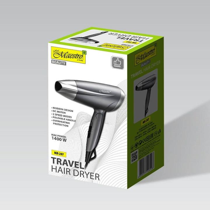 Actual product image Maestro Suszarka do włosów 1400W MR-207 (1400 W)