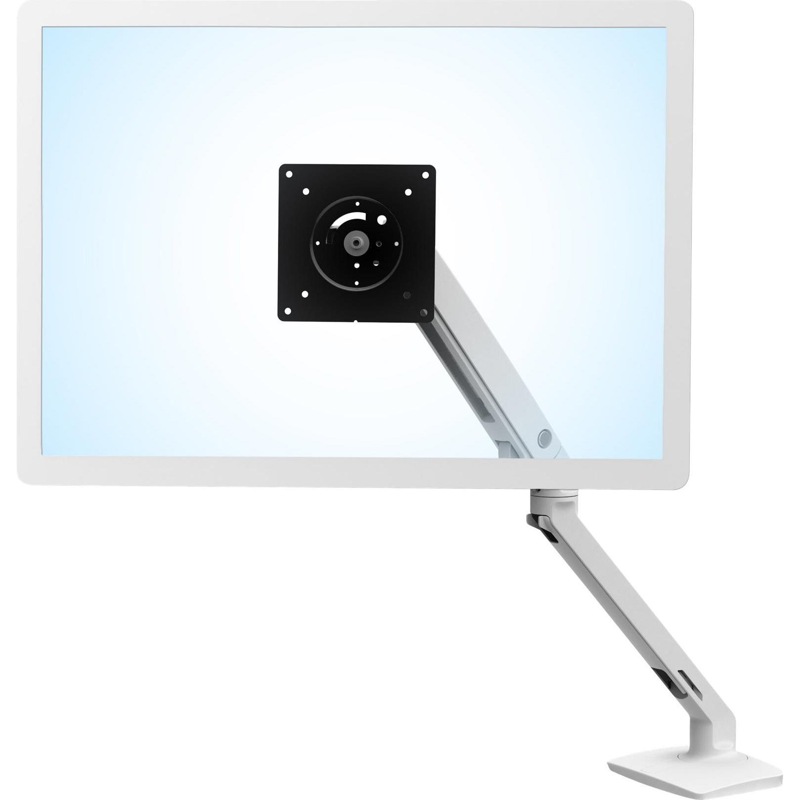 Ergotron 45-486-216/Mxv Desk Monitor Arm (White) (Tisch, 34"), Monitor Halterung, Weiss