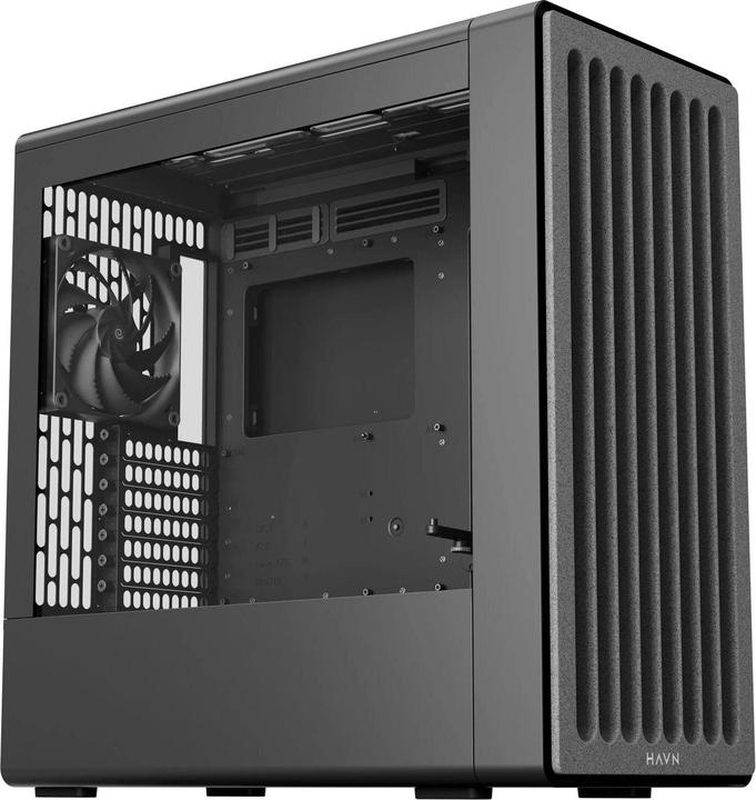Produktbild Havn BF 360 Flow PC-Gehäuse, Midi-Tower, E-ATX, Tempered Glass - schwarz (E-ATX, ATX, mATX, Mini-ITX)
