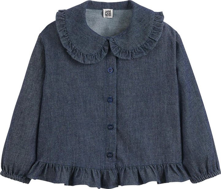 Image du produit La Redoute Collections Blouse avec col bubon (102)