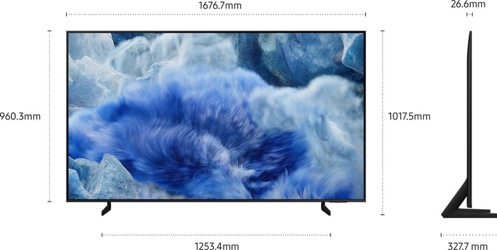 Image du produit Samsung QE75Q8FAAU (75", Q8F, QLED, LED, 4K, 2025)