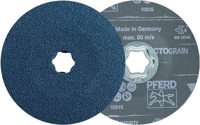Actual product image Pferd Fibre disc Combiclick VICTOGRAIN Ø 125 mm grain size 80 steel, cast iron, aluminium/NE metal (80)