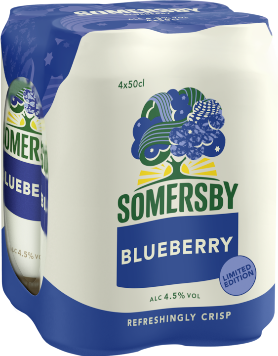 Actual product image Somersby Blueberry Cider (4 x 50 cl)