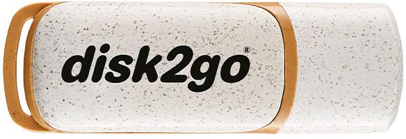 Image du produit Disk2go Clé USB solo eco 256GB (256 Go, USB-C)