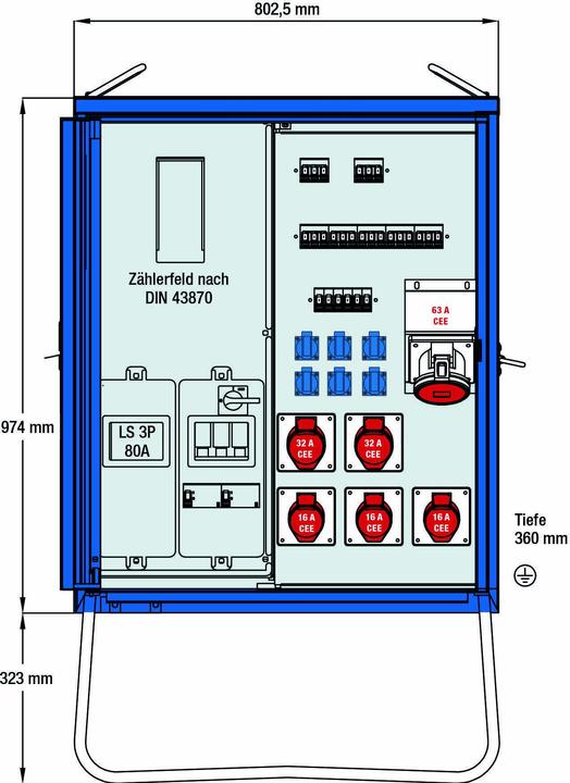 Immagine prodotto As - Schwabe Armadio distributore finale (CEE 7/3, CEE)