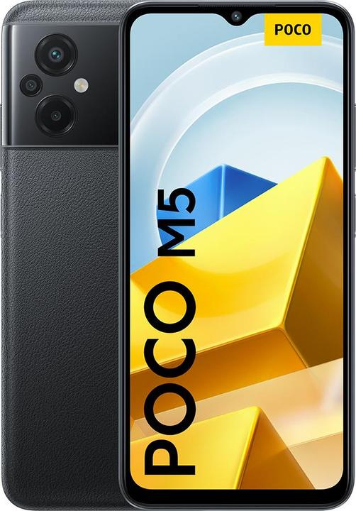 Actual product image Xiaomi Poco M5 (128 GB, Black, 6.58", Dual SIM, 4G)