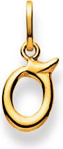 Image du produit Natsumi Schmuck Pendentif lettre O en or jaune 18K/750 (750/18 K Or jaune)