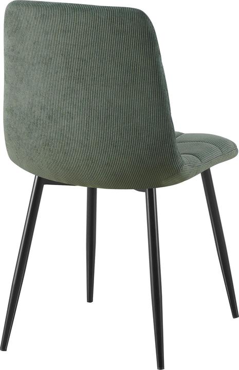 Actual product image CLP 4er Set Esszimmerstuhl Tilde gepolstert mit Rückenlehne bis 150 kg belastbar