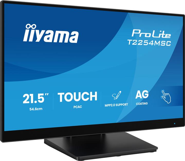 Actual product image iiyama 54.6cm (21,5") T2254MSC-B2AG 16:9 M-Touch HDMI+DP+USB (1920 x 1080 pixels, 21.50")